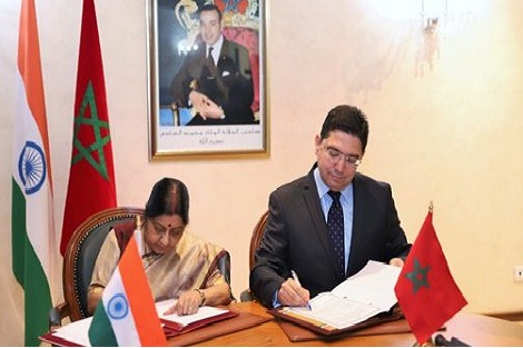 التوقيع على أربع اتفاقيات تعاون بين المغرب والهند