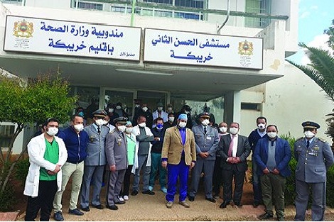 مغادرة ثاني حالة شفاء من فيروس كورونا المستشفى الإقليمي بخريبكة