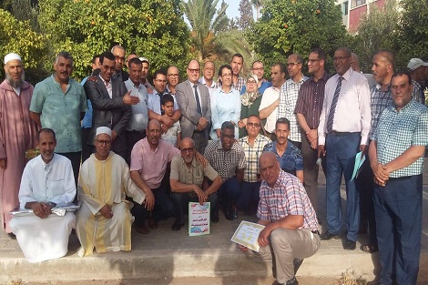 المكتب الإقليمي لجمعية مديرات ومديري التعليم الابتدائي بسطات يحتفي بالأطر الإدارية المحالة على التقاعد