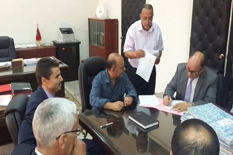 “الغنامي” يسلم مهام المديرية الاقليمية للتعليم بسطات ب”زروقي “