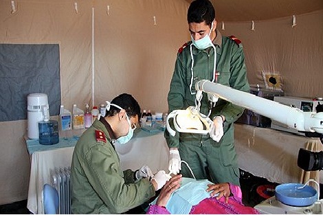 مصلحة الصحة للقوات المسلحة الملكية تقيم مستشفيين ميدانيين بإقليمي أزيلال وميدلت