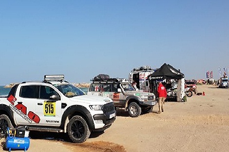 “أفريكا – إيكو رايس” 2019: قافلة المتسابقين تحط الرحال بمدينة الداخلة