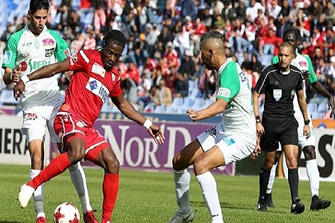 الوداد البيضاوي يفوز بالديربي ويعزز صدارته للبطولة