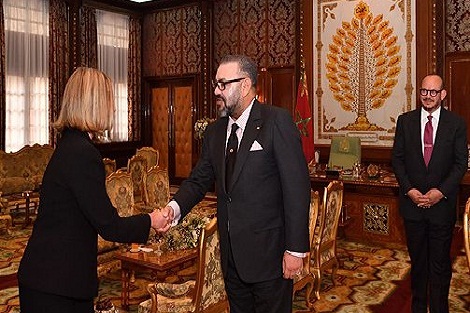 الملك محمد السادس يستقبل فيديريكا موغيريني