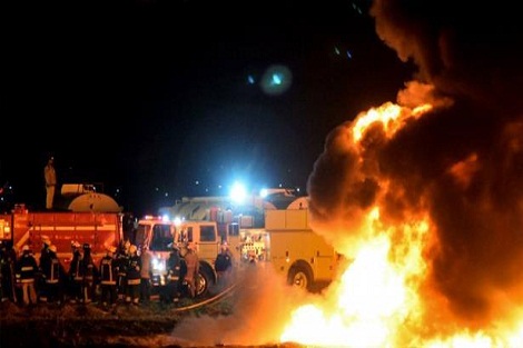 ارتفاع حصيلة انفجار أنبوب للنفط بالمكسيك