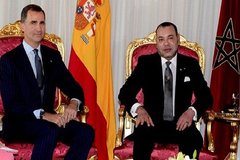 صاحب الجلالة الملك محمد السادس والعاهل الإسباني جلالة الملك فيليبي السادس يترأسان حفل التوقيع على عدة اتفاقيات للتعاون الثنائي