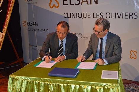 توقيع اتفاقية شراكة بين مصحة الزيتون بسطات ومجموعة “السان” الفرنسية
