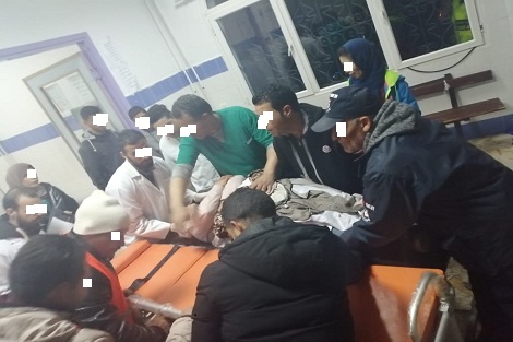 14 مصابا في انقلاب حافلة لنقل العمال ضواحي برشيد