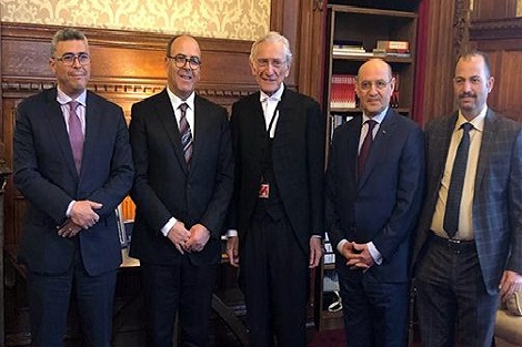 بنشماس يبحث مع رئيس مجلس اللوردات سبل تعزيز التعاون البرلماني