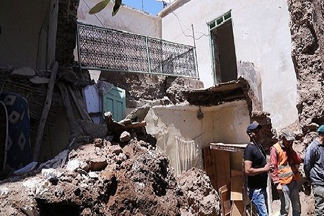 وفاة شخص في انهيار جزئي لمنزل بالمدينة العتيقة بمراكش