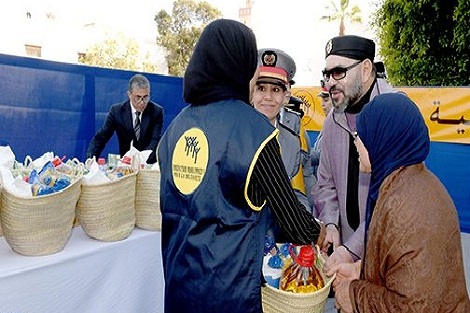 جلالة الملك يعطي بالرباط انطلاقة العملية الوطنية للدعم الغذائي “رمضان 1440”