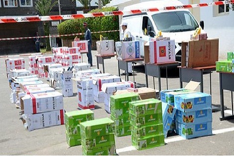 إحباط محاولة تهريب كمية هامة من السجائر ، ومادة للتدخين “المعسل” ضواحي أكادير