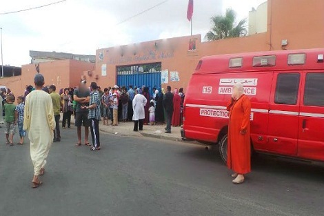 محزن بني_ملال.. وفاة أم أمام مؤسسة تعليمية وهي تنتظر ابنتها التي تجتاز البكالوريا.