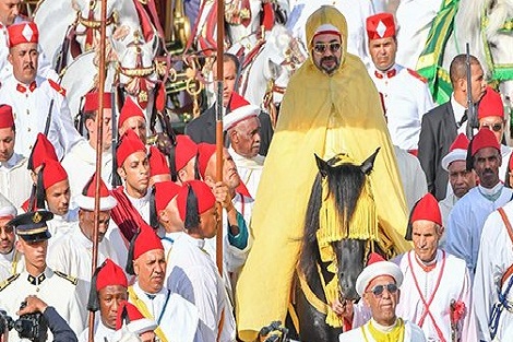 أمير المؤمنين يترأس حفل الولاء بالقصر الملكي بتطوان