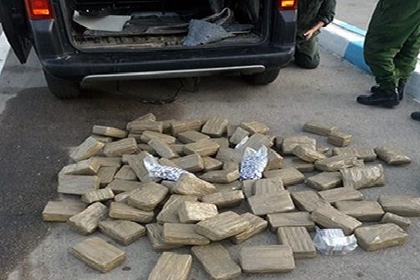 حجز 130 كيلوغراما من مخدر الشيرا بمعبر باب سبتة