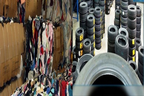 درك سطات يحجز كمية كبيرة من الملابس المهربة والعجلات