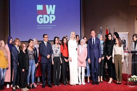 زيارة إيفانكا ترامب: الولايات المتحدة تشيد بمسلسل الإصلاحات في مجال حقوق المرأة الذي بوشر طبقا للتوجيهات السامية لجلالة الملك(بيان مشترك)