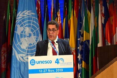 الدورة ال40 للمؤتمر العام : المغرب يجدد التأكيد على تشبثه بتعزيز التعاون مع اليونسكو