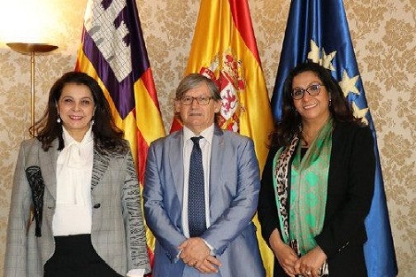 التعاون متعدد القطاعات محور مباحثات كريمة بنيعيش مع المسؤولين في جزر البليار