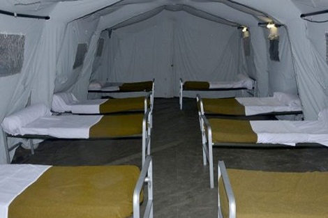 (كوفيد-19).. المستشفى الميداني بسيدي يحيى الغرب المحدث للتكفل بالمصابين في بؤرة لالة ميمونة مخصص حاليا لإيواء الحالات الخالية من الأعراض