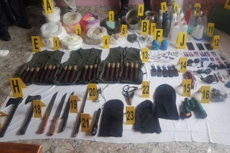 الخلية الإرهابية المفككة يوم 10 شتنبر: كل المواد المحجوزة في شكل مساحيق ومواد سائلة تستعمل في صناعة العبوات المتفجرة