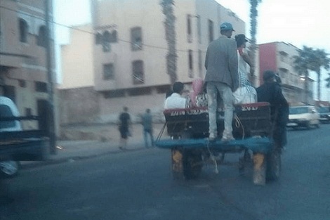 عربة مجرورة بدابة تؤدي بحياة أربعيني بسطات