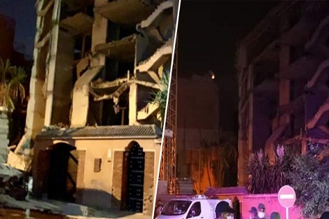 مراكش.. وفاة شخص في انهيار جزئي لورش بناء يتعلق بتوسعة مصحة استشفائية خاصة
