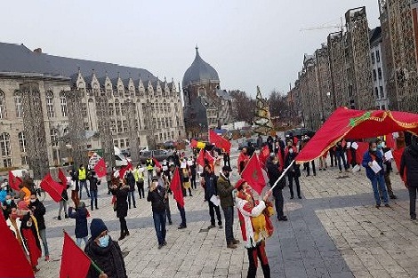 مغاربة والونيا ولوكسمبورغ يتعبأون من أجل الدفاع عن القضية الوطنية