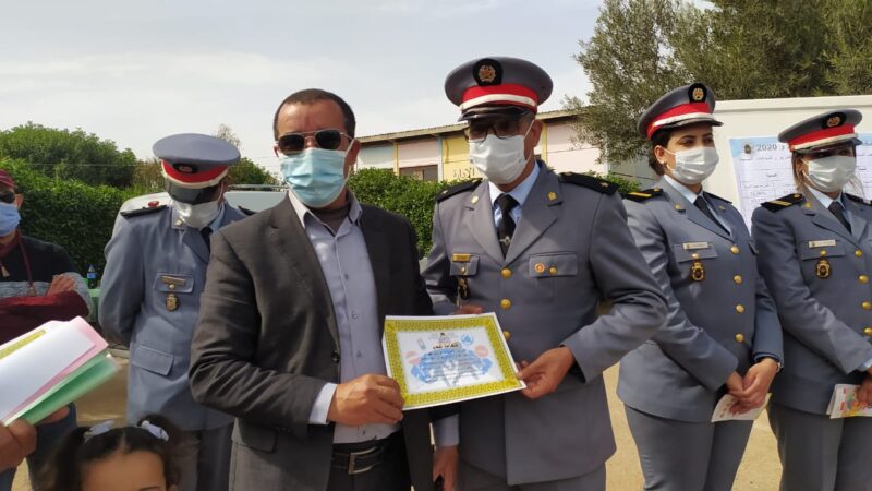 مجموعة مدارس الكرايم تحتفي باليوم الوطني للسلامة الطرقية بحضور الدرك الملكي