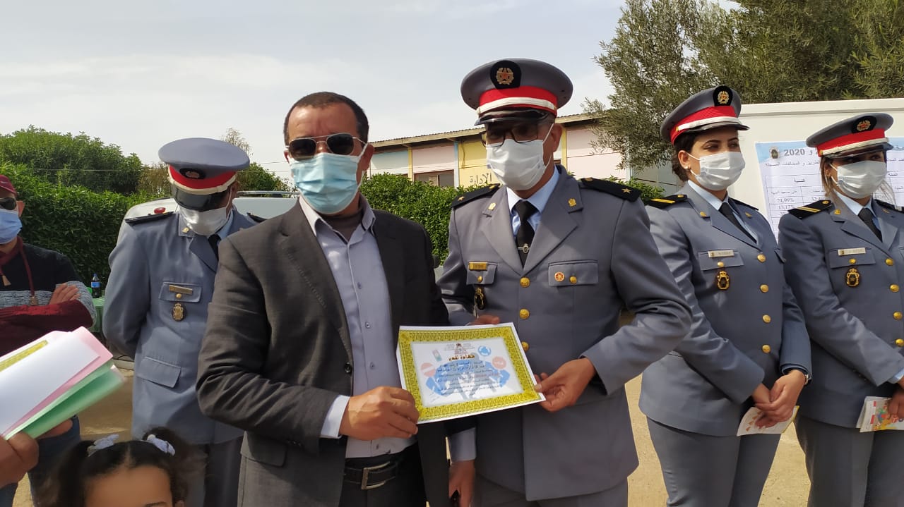 مجموعة مدارس الكرايم تحتفي باليوم الوطني للسلامة الطرقية بحضور الدرك الملكي