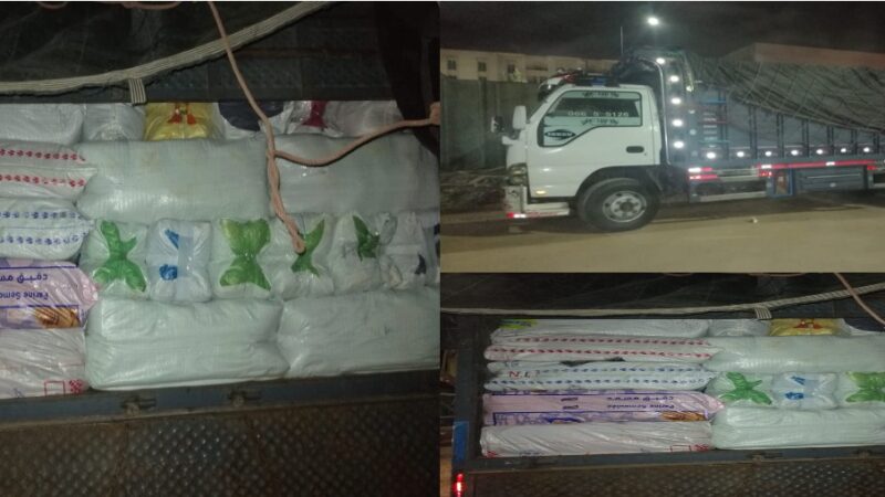 امن برشيد يوقف شخصين ويحجز كمية مهمة من الاكياس البلاستيكية المحظورة