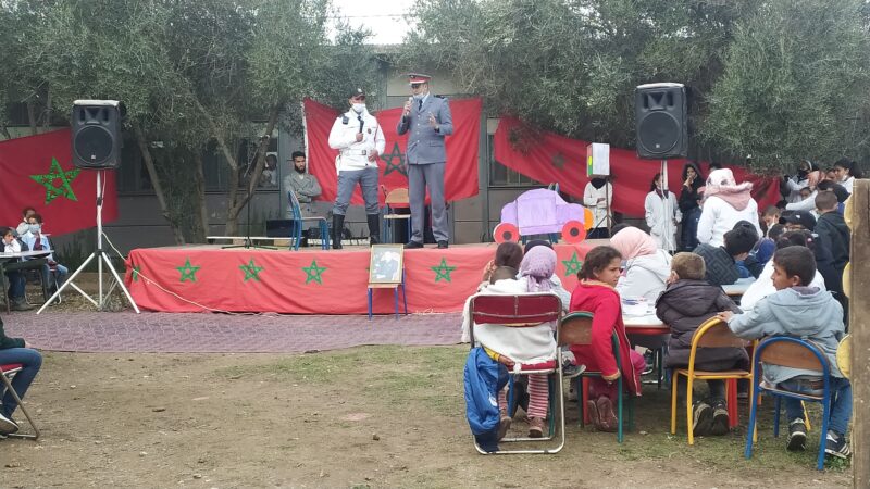 مجموعة مدارس أولاد بوزيد تحتفي باليوم الوطني للسلامة الطرقية بحضور رجال الدرك الملكي
