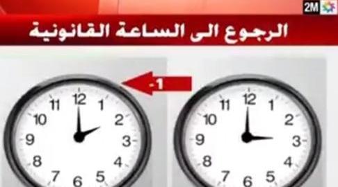 شهر رمضان.. الرجوع إلى الساعة القانونية للمملكة بتأخير الساعة بستين دقيقة عند الساعة الثالثة صباحا من يوم 11 أبريل 2021