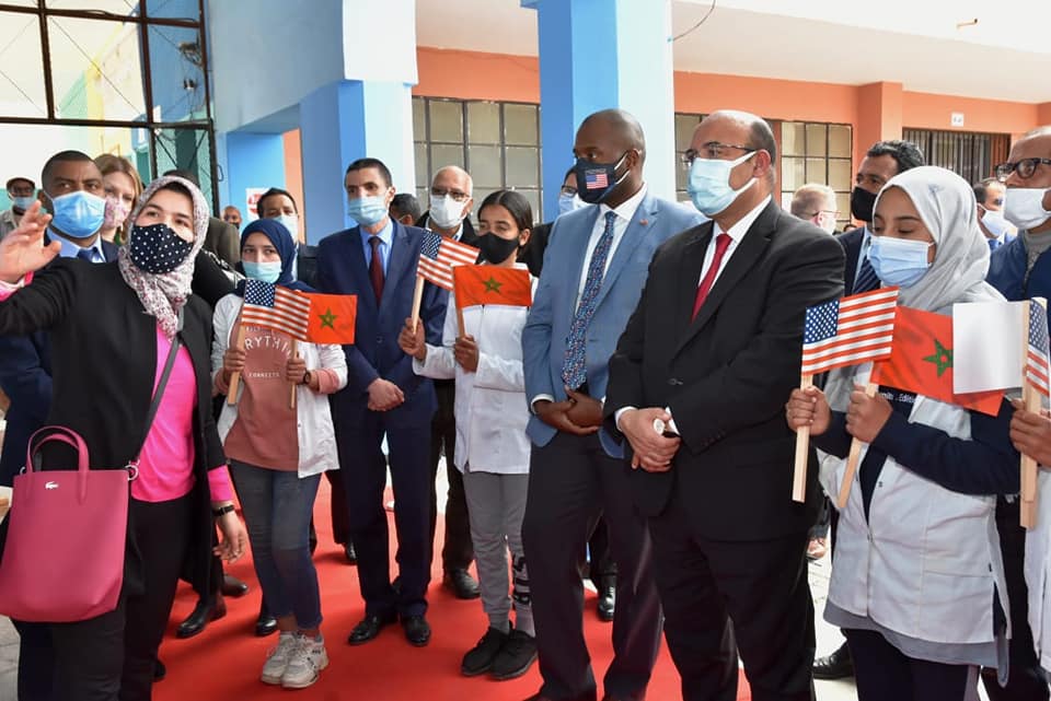 زيارة القنصل العام للولايات المتحدة الأمريكية للأكاديمية الجهوية للتربية والتكوين لجهة مراكش آسفي