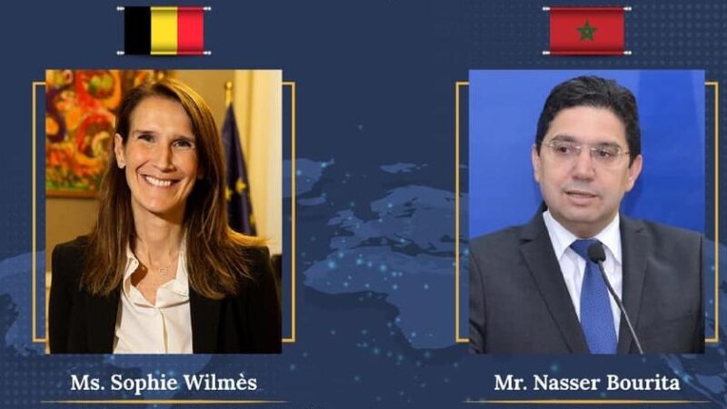 بوريطة يتباحث مع نظيرته البلجيكية