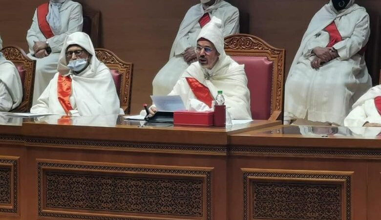 تنصيب الرئيس الأول لمحكمة النقض والوكيل العام للملك لديها