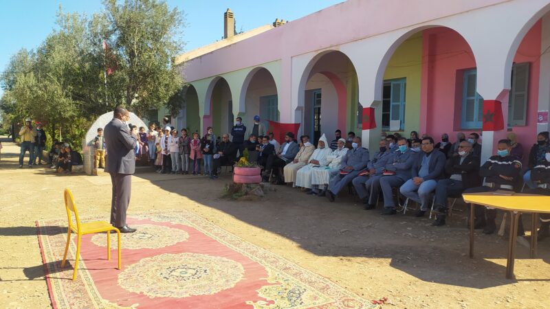 مجموعة مدارس خميس سيدي محمد برحال  تحتفي باليوم الوطني للسلامة الطرقية واليوم العلمي للمرأة
