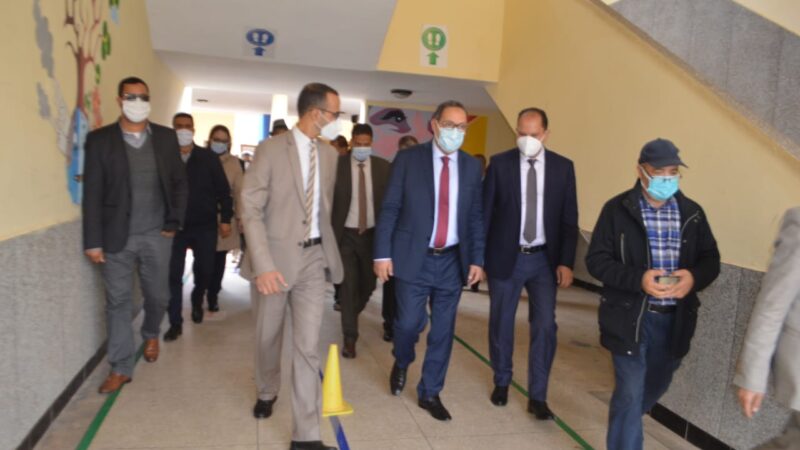 إعطاء انطلاقة تجهيز قاعات متعددة الوسائط بمديرية سطات