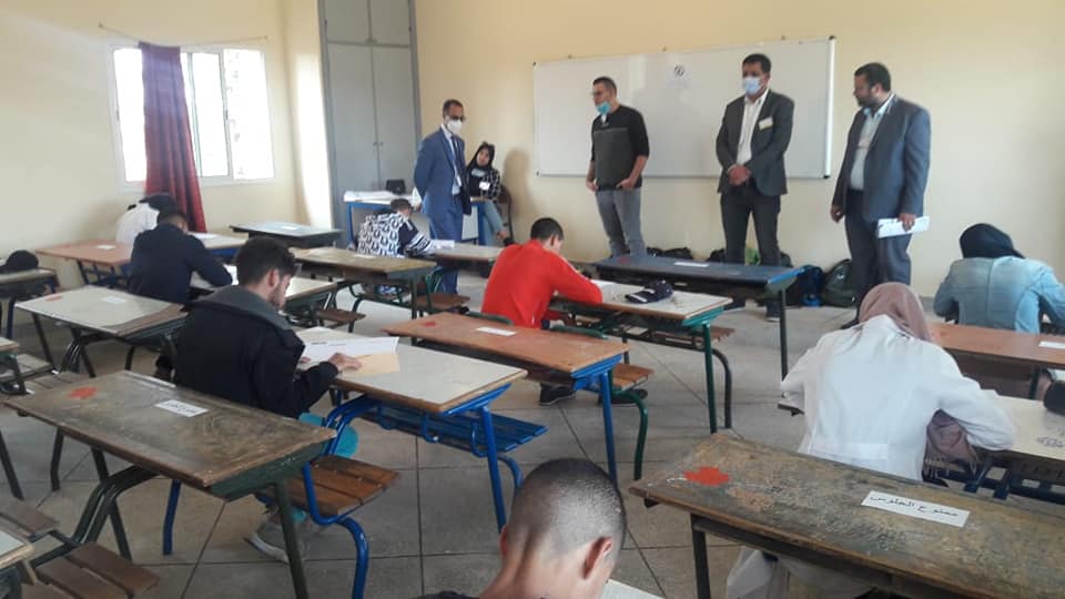 9968 مترشحة و مترشحا يجتازون امتحانات البكالوريا في ظروف تربوية و صحية جيدة بإقليم  بسطات