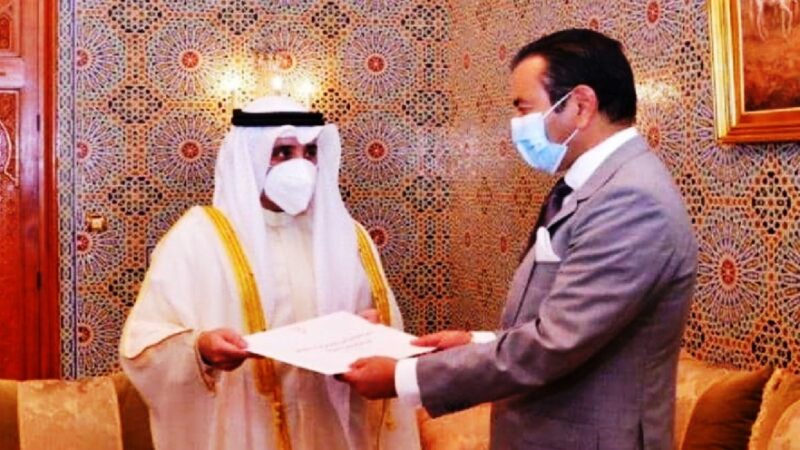 صاحب السمو الملكي الأمير مولاي رشيد يستقبل وزير الخارجية الكويتي حاملا رسالة من أمير دولة الكويت إلى جلالة الملك