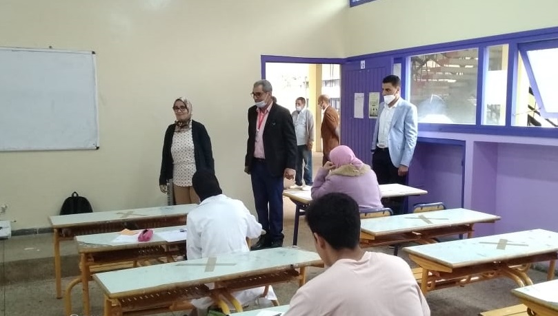 الامتحان الجهوي الموحد للسنة أولى بكالوريا “دورة 2021” بالمديرية الإقليمية عين الشق مر في ظروف جيدة