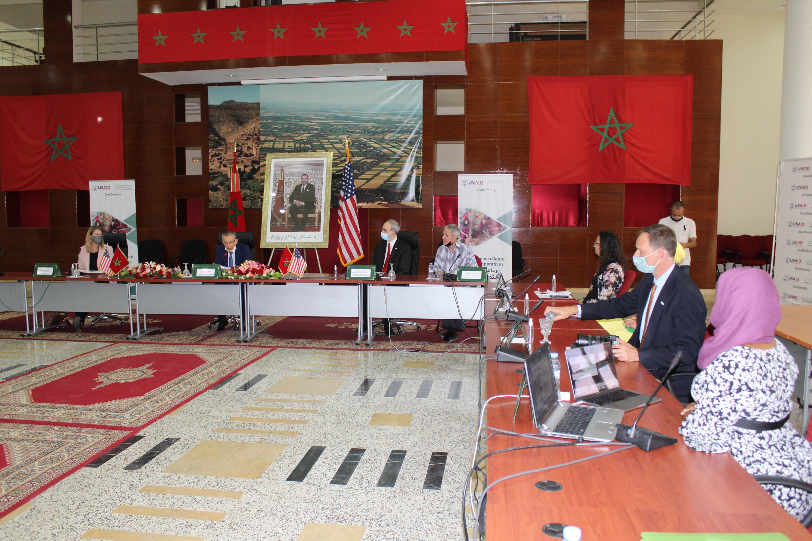 جهة بني ملال خنيفرة : دعم التعاونيات بالمناطق الجبلية بشراكة مع USAID» «   و « GIVE DIRECTLY » الامريكية