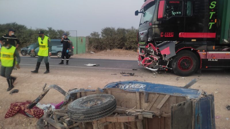 مصرع شخصين في حادثة سير نواحي سطات