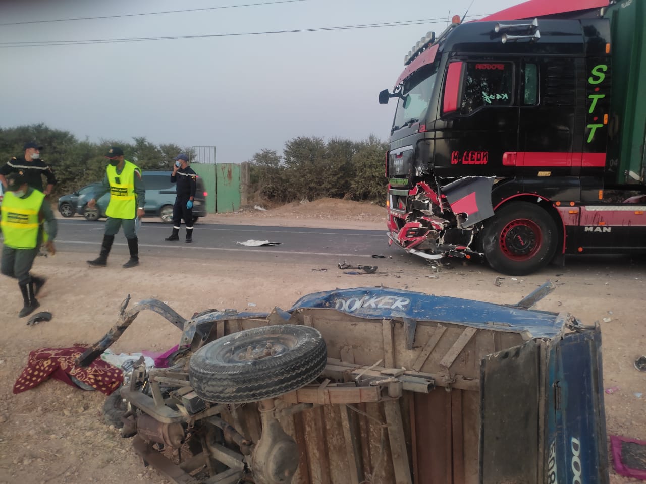 مصرع شخصين في حادثة سير نواحي سطات