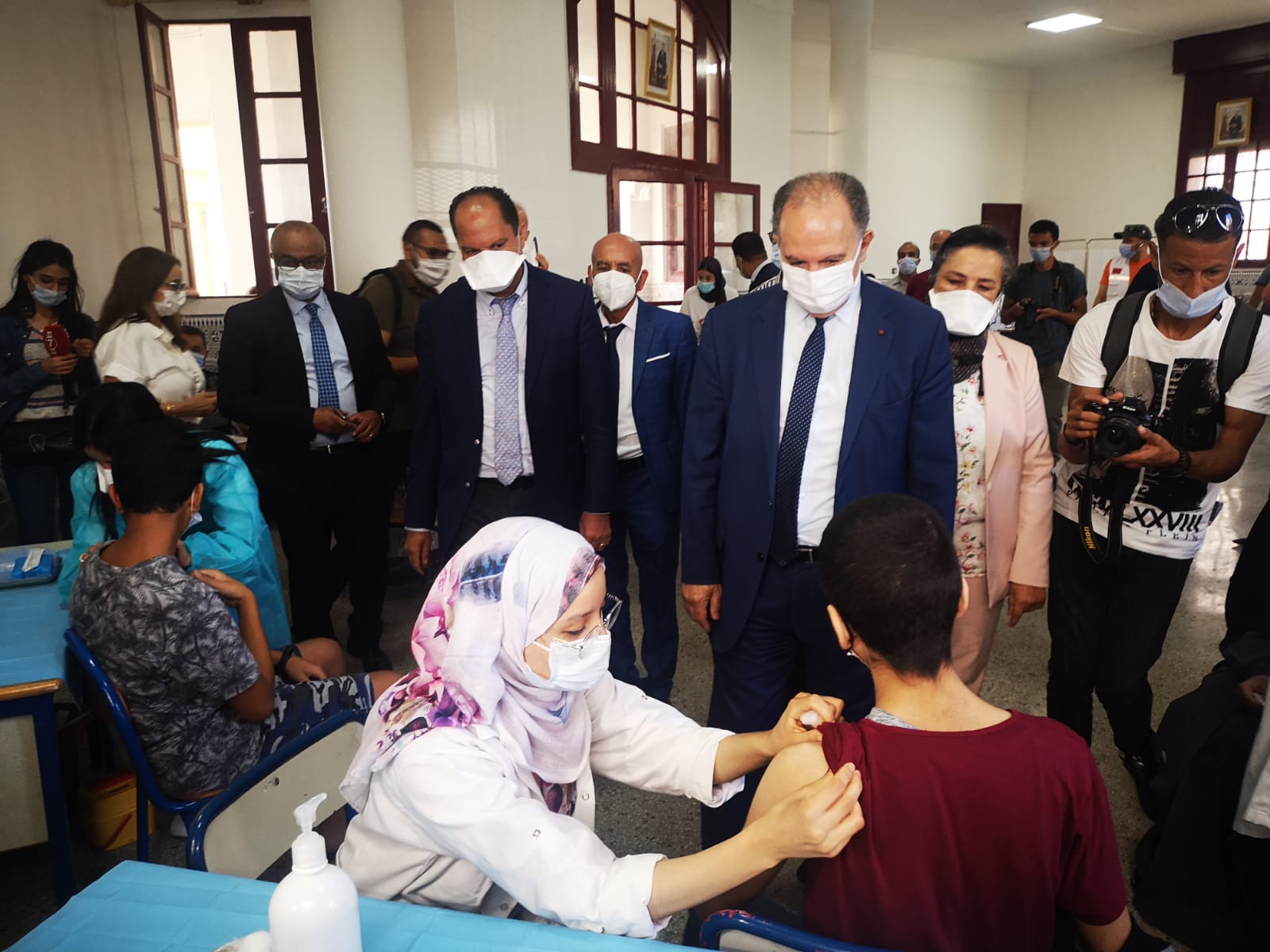 جهة الدار البيضاء سطات: إقبال لافت للتلميذات والتلاميذ على مراكز التلقيح   