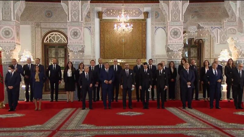 جلالة الملك يترأس مراسم تعيين أعضاء الحكومة الجديدة