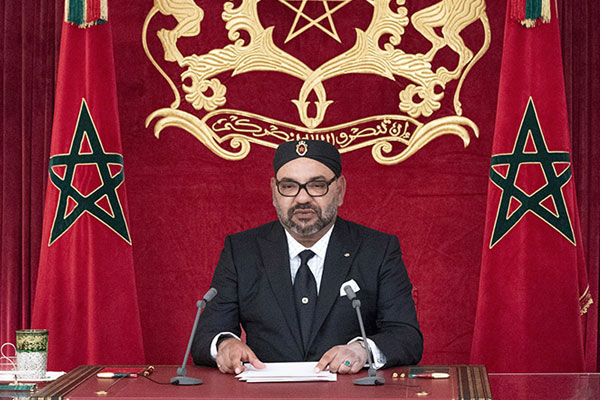 جلالة الملك يوجه خطابا ساميا إلى شعبه الوفي مساء يوم غد السبت بمناسبة الذكرى السادسة والأربعين للمسيرة الخضراء (وزارة القصور الملكية والتشريفات والأوسمة)