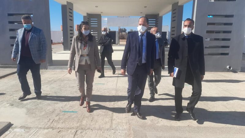 مدير الأكاديمية الجهوية للتربية والتكوين لجهة الدار البيضاء-سطات في زيارة تفقدية لثانوية بني هلال و ورش بناء مدرسة جماعاتية بجماعة المشرك بإقليم سيدي بنور