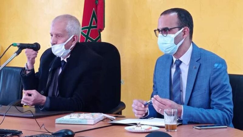 المدير الإقليمي لوزارة التربية الوطنية و التعليم الأولي و الرياضة بسطات يقدم عرضا حول حول الوضع التعليمي و التربوي بالجماعات التابعة لدائرة ابن احمد الشمالية