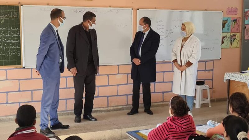 مدير الأكاديمية الجهوية للتربية والتكوين لجهة الدار البيضاء-سطات في زيارة تفقدية لعدد من  المؤسسات التعليمية بالمديرية الإقليمية سطات